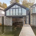 Boathouse On The Lake