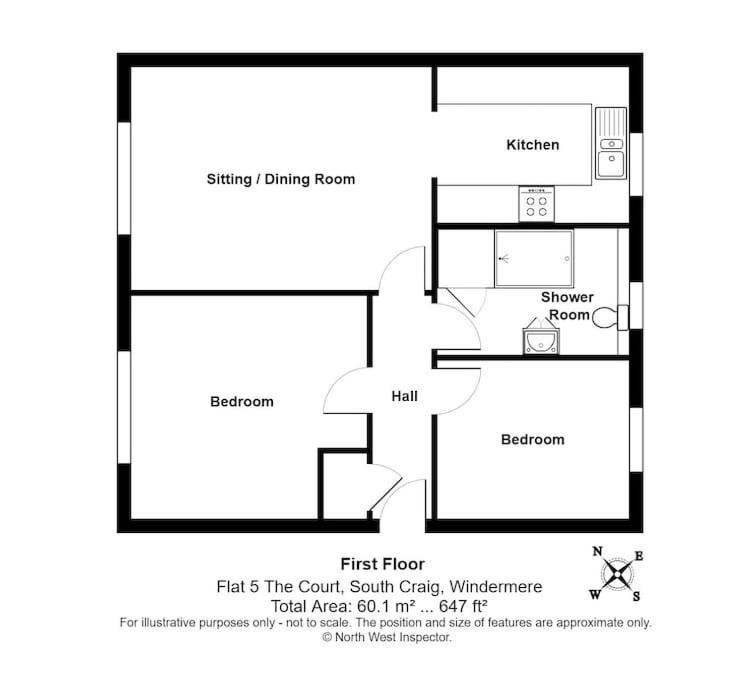 Apartment No. 5 The Court-with Free Parking